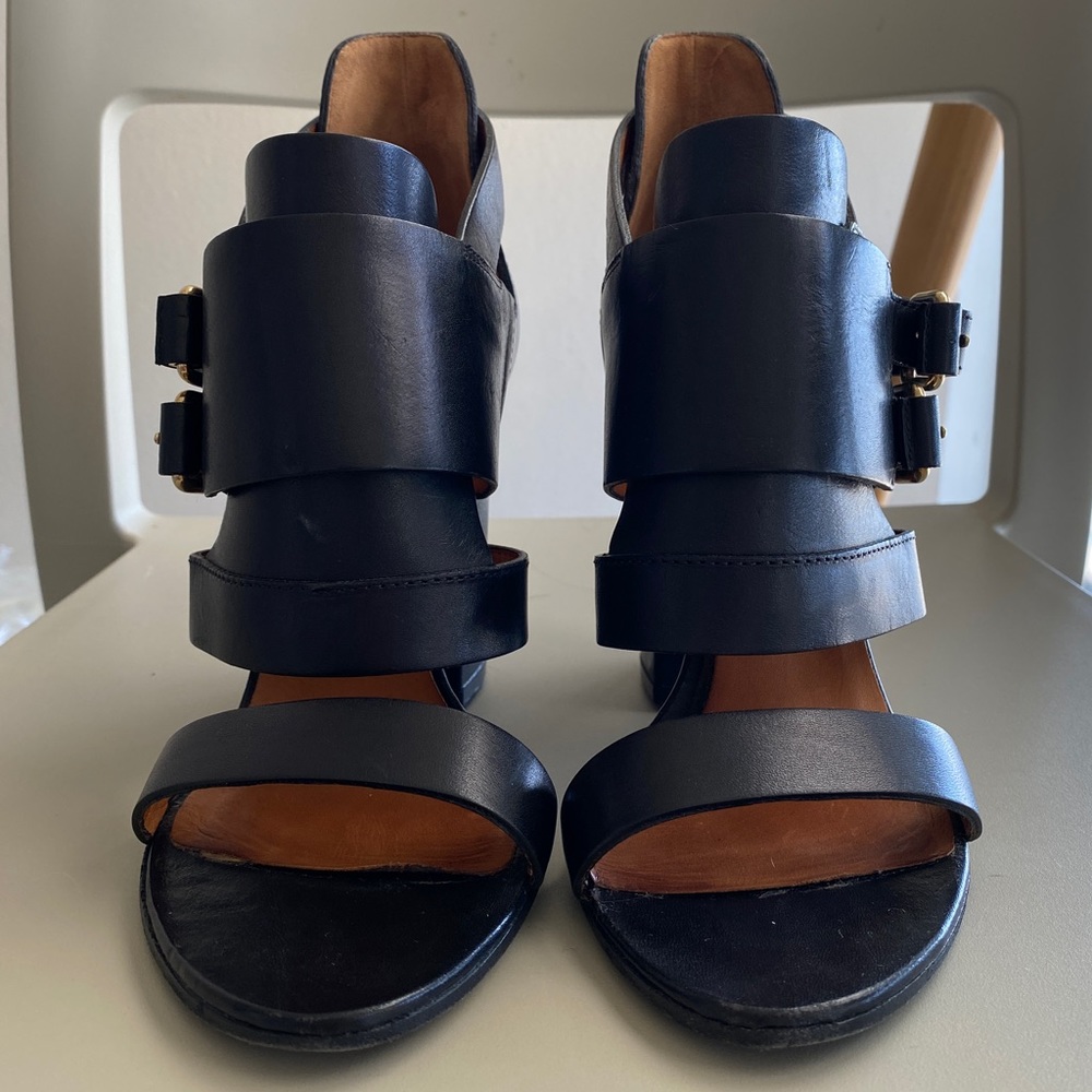 Givenchy Black Sandals Size 7 - Picture 2 of 8